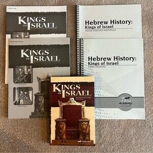 Abeka Grade 9 Bible Hebrew History:  Kings of Israel Student/Teacher Set of 5